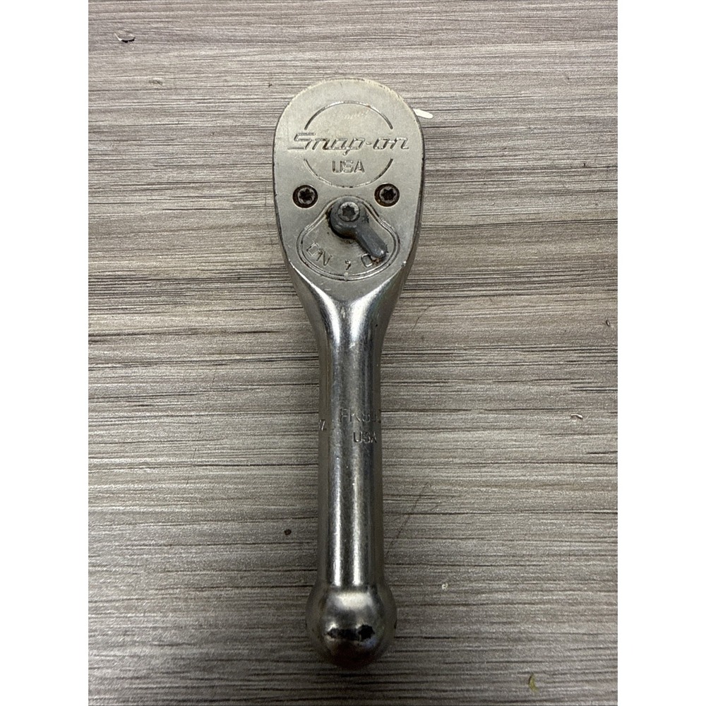 Snap On 3/8" Drive Stubby Chrome Ratchet FK830